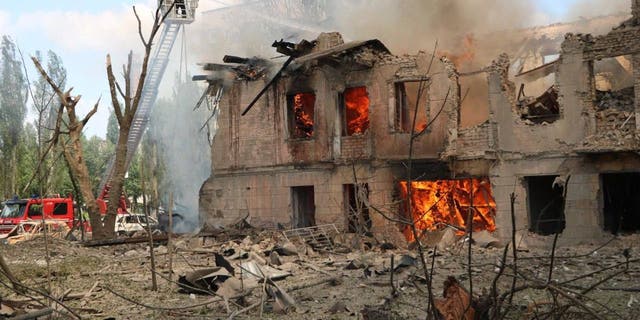 Ukraine hospital bombing