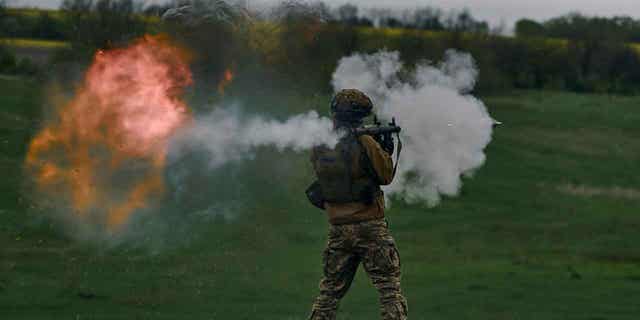 Ukrainian soldier