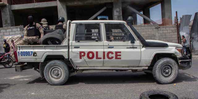 Haitian police car