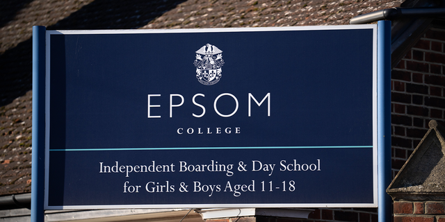 Epsom College sign