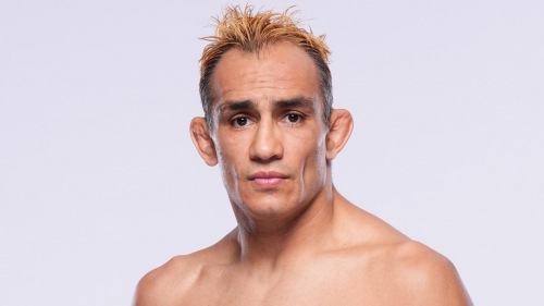 Tony Ferguson poses for a portrait during a UFC photo session on September 7, 2022, in Las Vegas, Nevada.