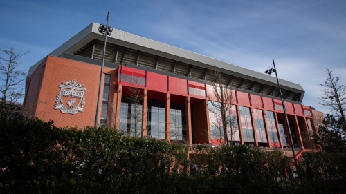 Liverpool confirmed it would play the national anthem ahead of Saturday's game against Brentford. 