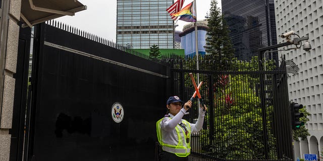 security guard at US consulate