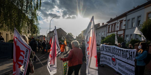 memorial rally in Saarland 