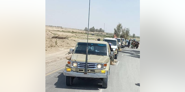 Taliban convoy