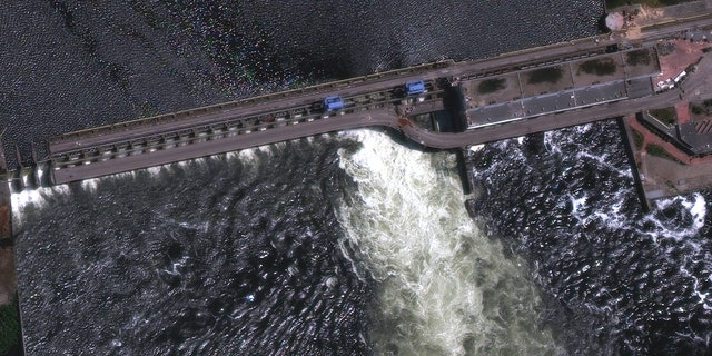 Kakhovka dam before damage