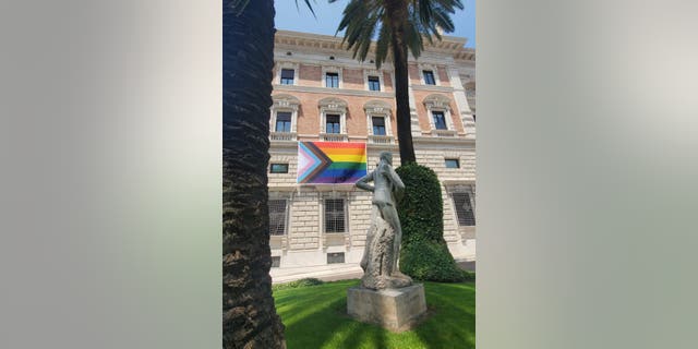 Vatican City Holy See pride flag