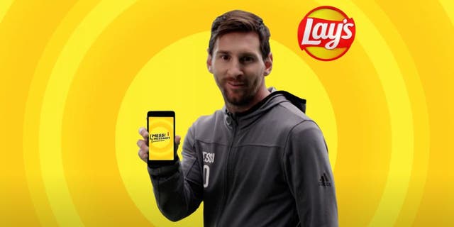 Lionel Messi and Lay's