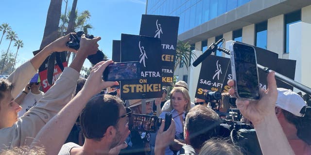 SAG-AFTRA protest