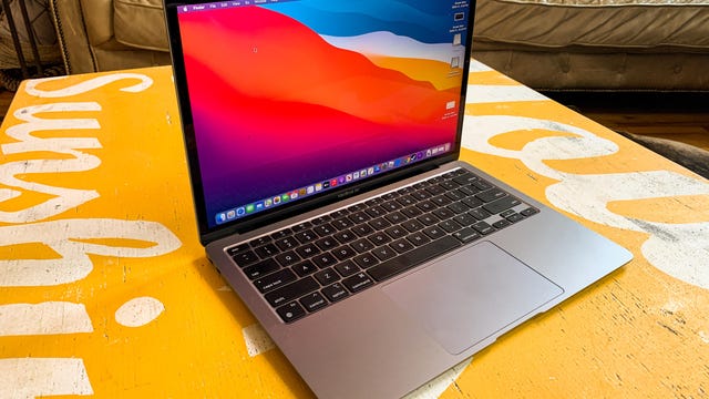 M1 MacBook Air on a table