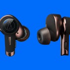 The Audio-Technica ATH-TWX9 earbuds offer premium sound