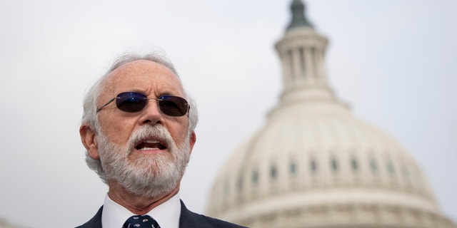 UNITED STATES - March 17: Rep. Dan Newhouse, R-Wash., speaks during a news conference with other House Republican members on immigration in Washington on Wednesday, March 17, 2021. (Photo by Caroline Brehman/CQ-Roll Call, Inc via Getty Images)