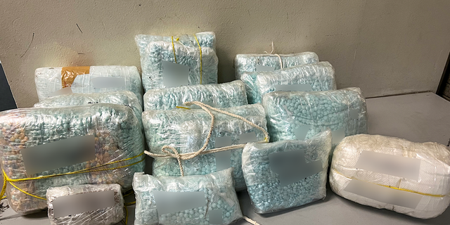 Fentanyl pills and powder in bags found by border patrol