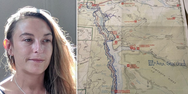 Missing Mekenna Reiley, with a map