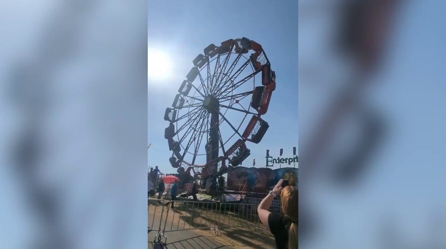 Florida amusement park ride stops mid-air at state fair while carriages flip: 'Can't trust it anymore'