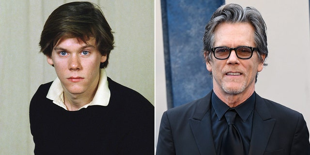 Kevin Bacon then and now split