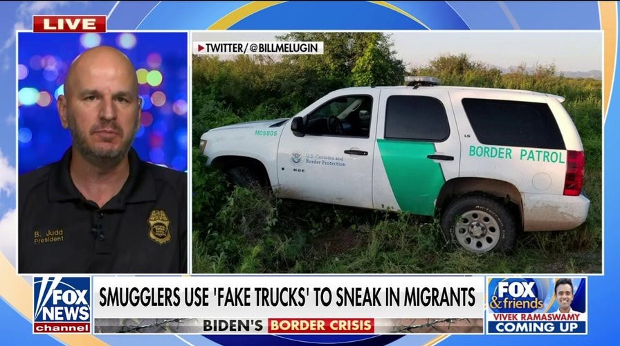Smugglers caught using fake Border Patrol truck to transport individuals