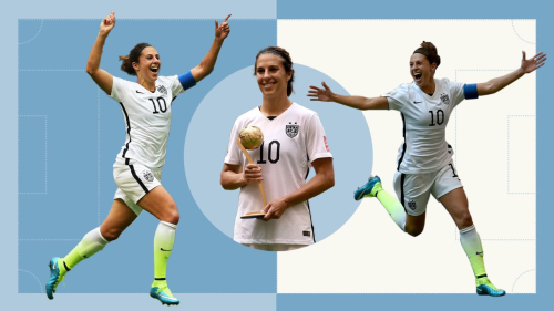 Carli Lloyd made history by becoming the first to score a hat trick at a Women's World Cup final.