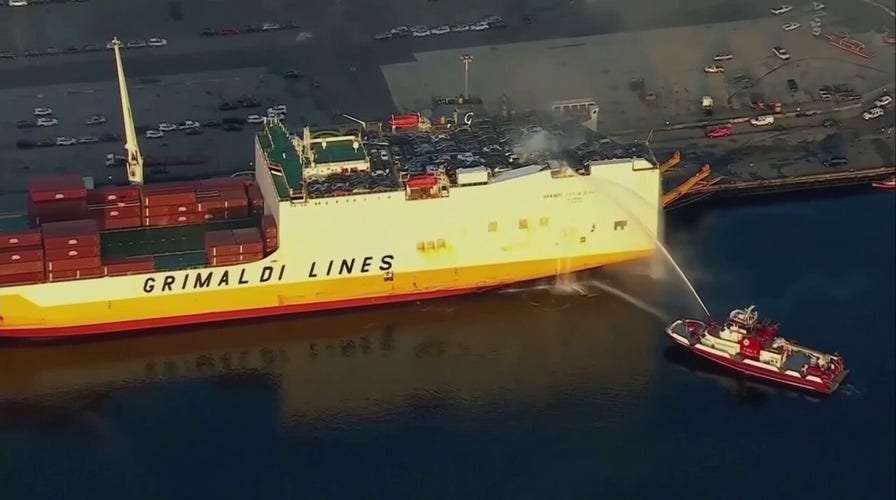 2 New Jersey firefighters killed battling blaze inside cargo ship
