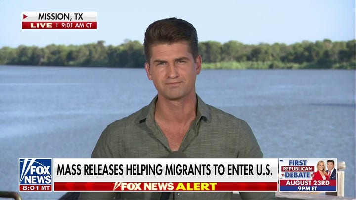 Fox News footage shows 'non-stop' illegal border crossings