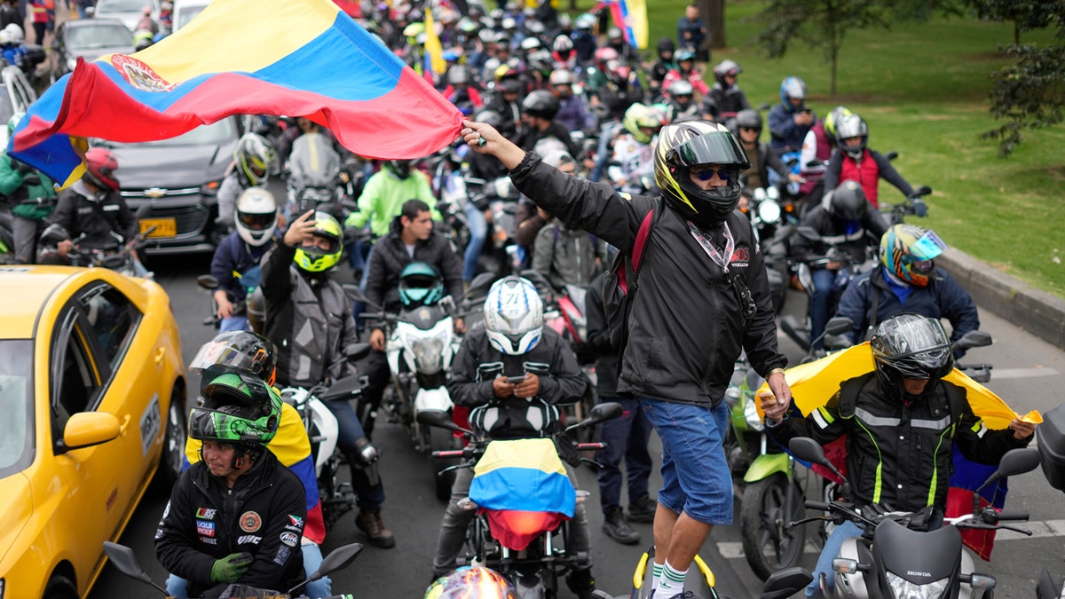 Colombia gas price protest