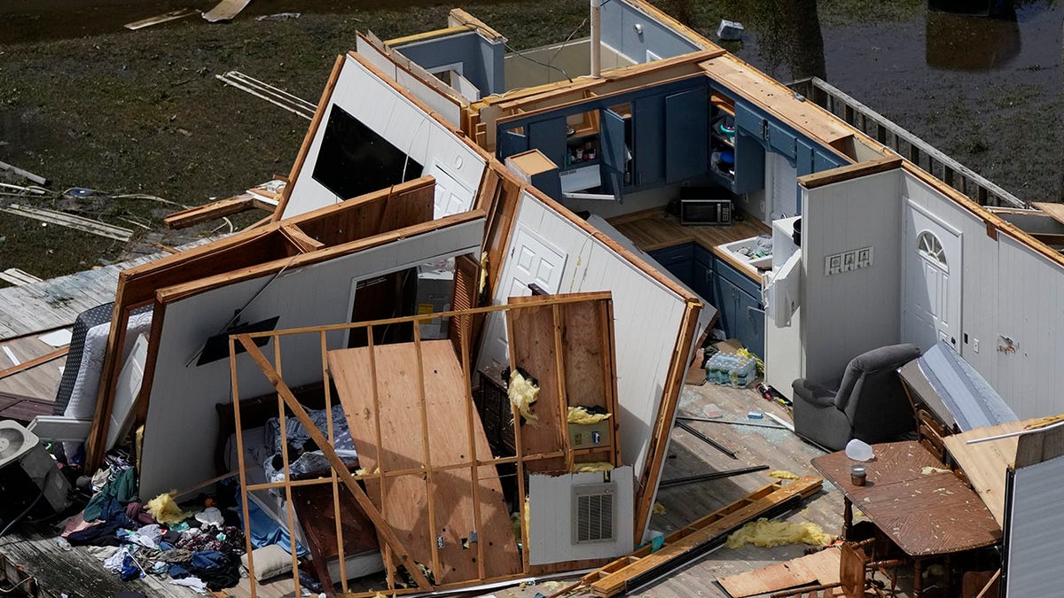 Hurricane Idalia destroys home in Florida