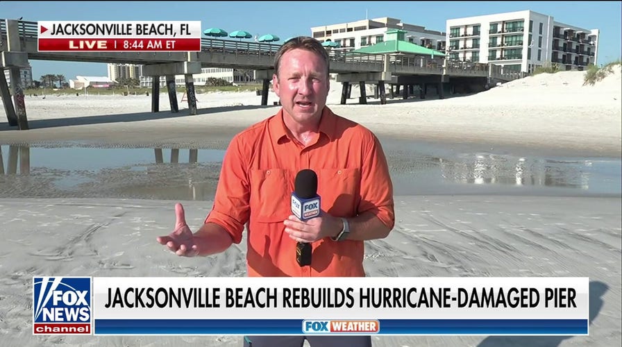 Jacksonville Beach rebuilds pier damaged in string of Florida hurricanes 