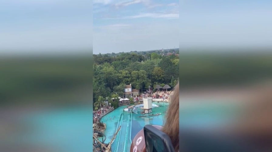 German amusement park ride stopped after collapse of nearby diving platform