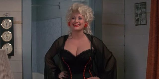 A photo of Dolly Parton in "The Best Little Whorehouse in Texas."