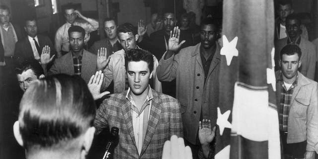 Elvis drafted into the Army