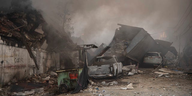 San Cristobal, Dominican Republic explosion aftermath