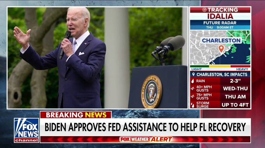 Biden admin approves federal aid to help Floridians recover from Hurricane Idalia