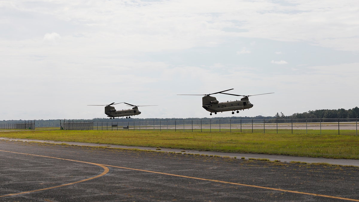 Chinook helicopters