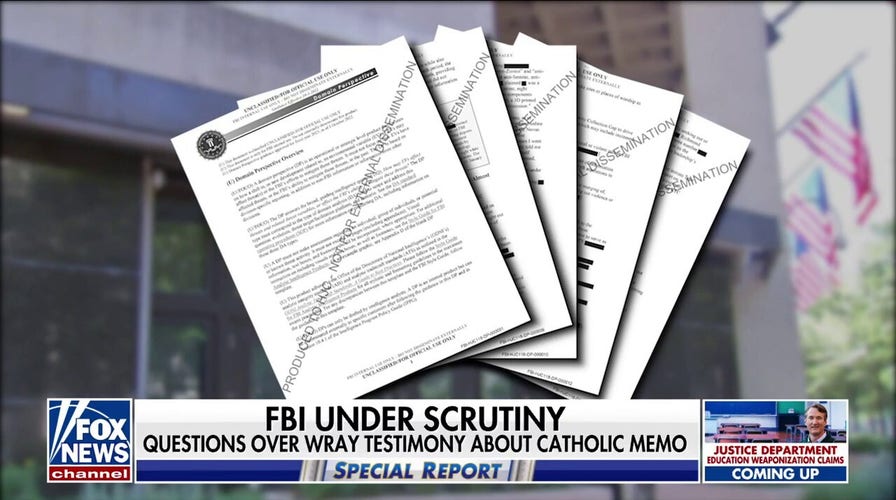 FBI director in the hot seat after memo against Catholics