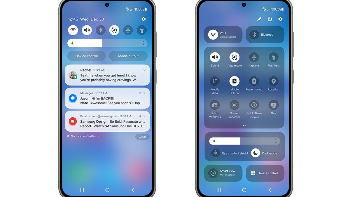 Samsung One UI 6 screenshots