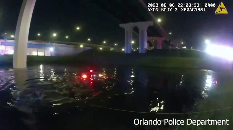 Orlando police bodycam footage captures dramatic water rescue