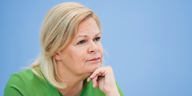 German Interior Minister Nancy Faeser 