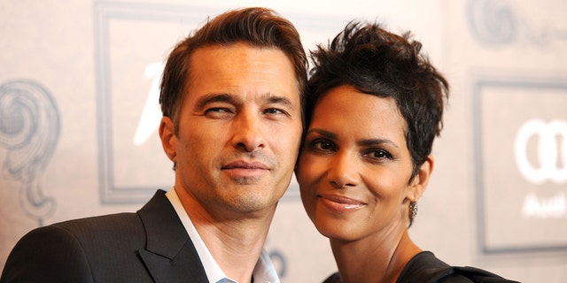 Olivier Martinez and Halle Berry on the red carpet