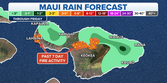 Maui rain forecast