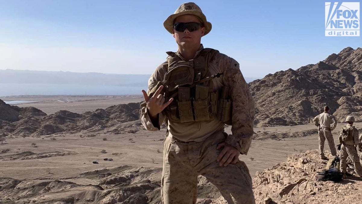 Marine Lance Cpl. Schmitz in Afghanistan