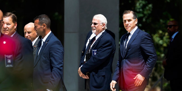 Hunter Biden leaves court