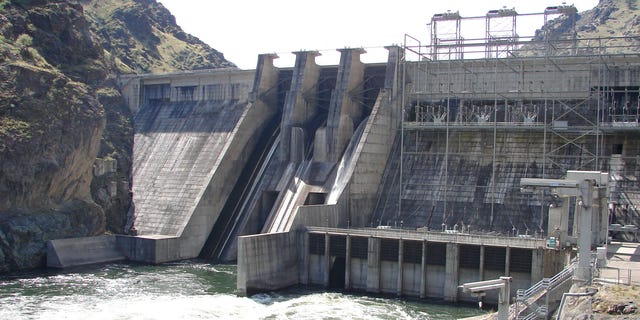 Hells Canyon Dam on Idaho's Snake River