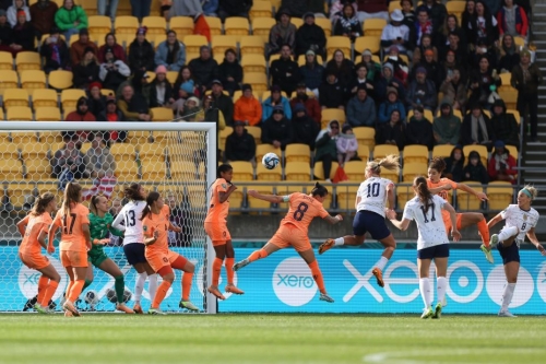 Horan's header tied the match after the Dutch took an early lead.