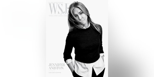 Jennifer Aniston on the cover of a magazine