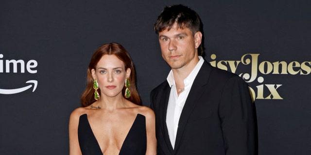 riley keough with husband ben petersen-smith at daisy and the six premiere