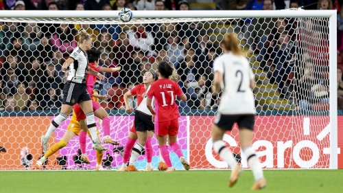 Alexandra Popp scored once for Germany but couldn't find the winner. 