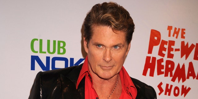 David Hasselhoff attends Pee-wee Heman show