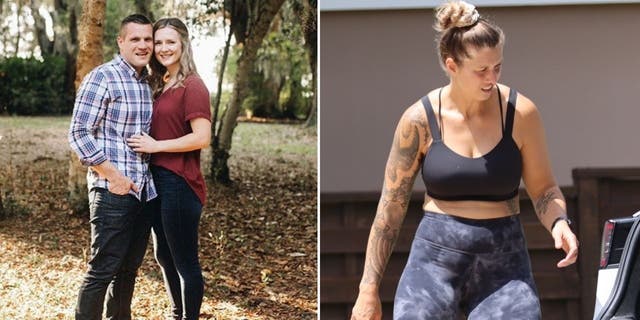 ex-wife of Jared Bridegan in workout clothes