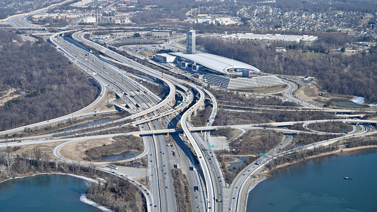 An interstate intersection in Maryland