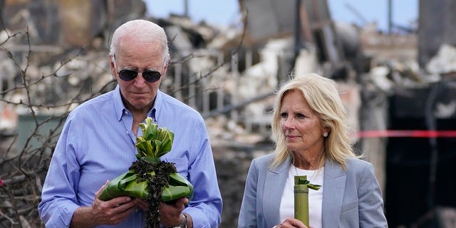 The Biden's visit Hawaii
